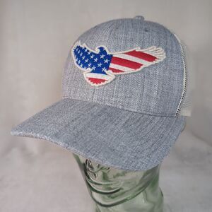 Local Crowns Eagle Hat Animal Collection USA Flag Trucker Snapback Mesh Cap